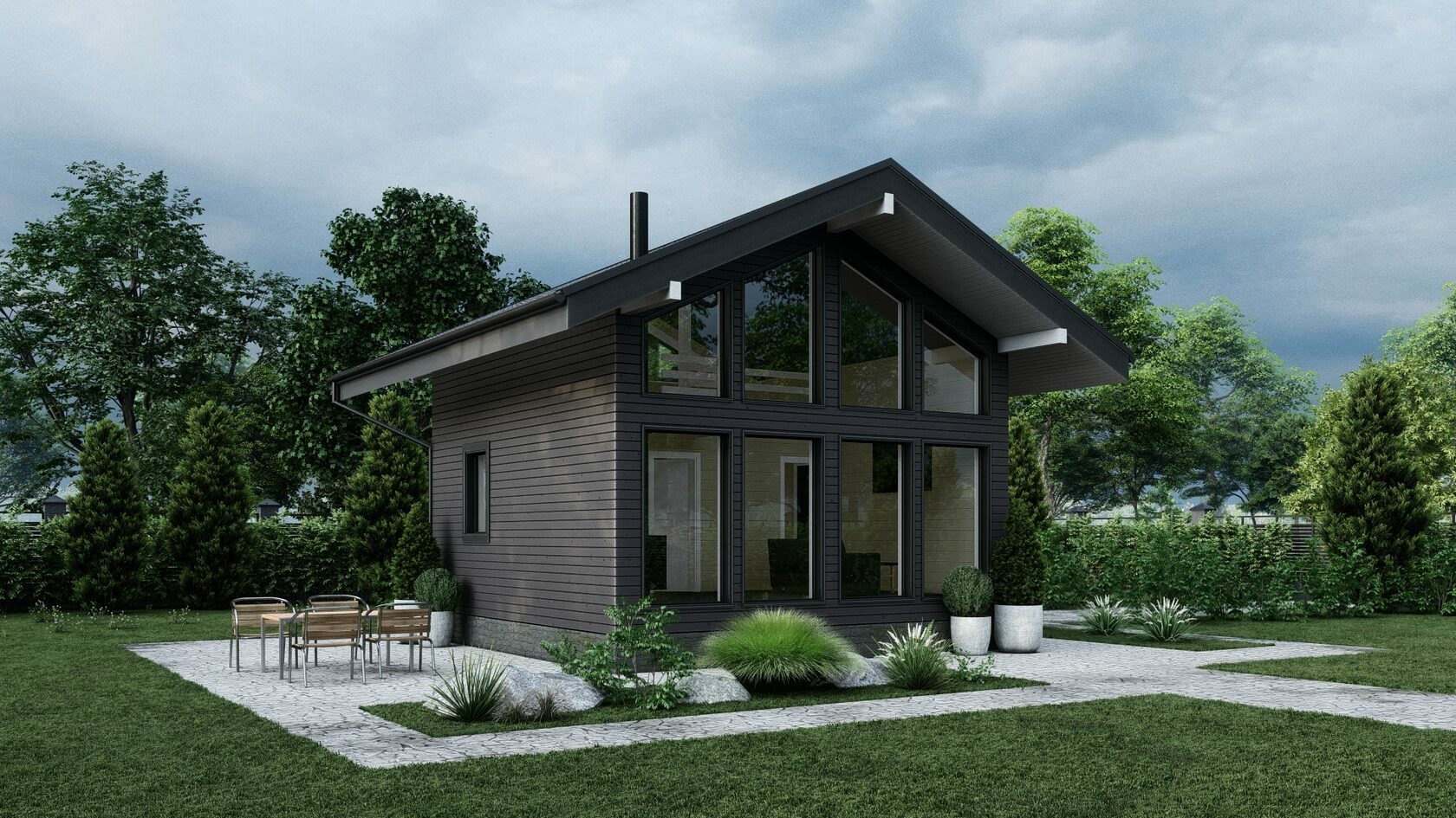 Двухэтажные дома