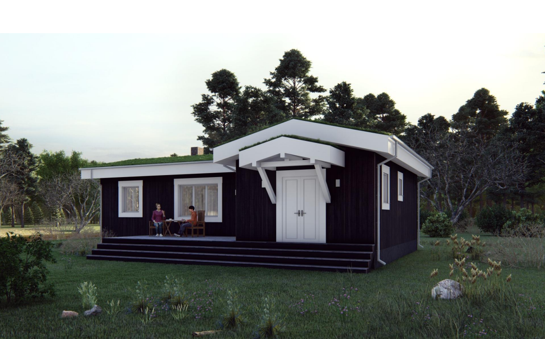 Проект загородного дома 8,3х12,8-100 м²