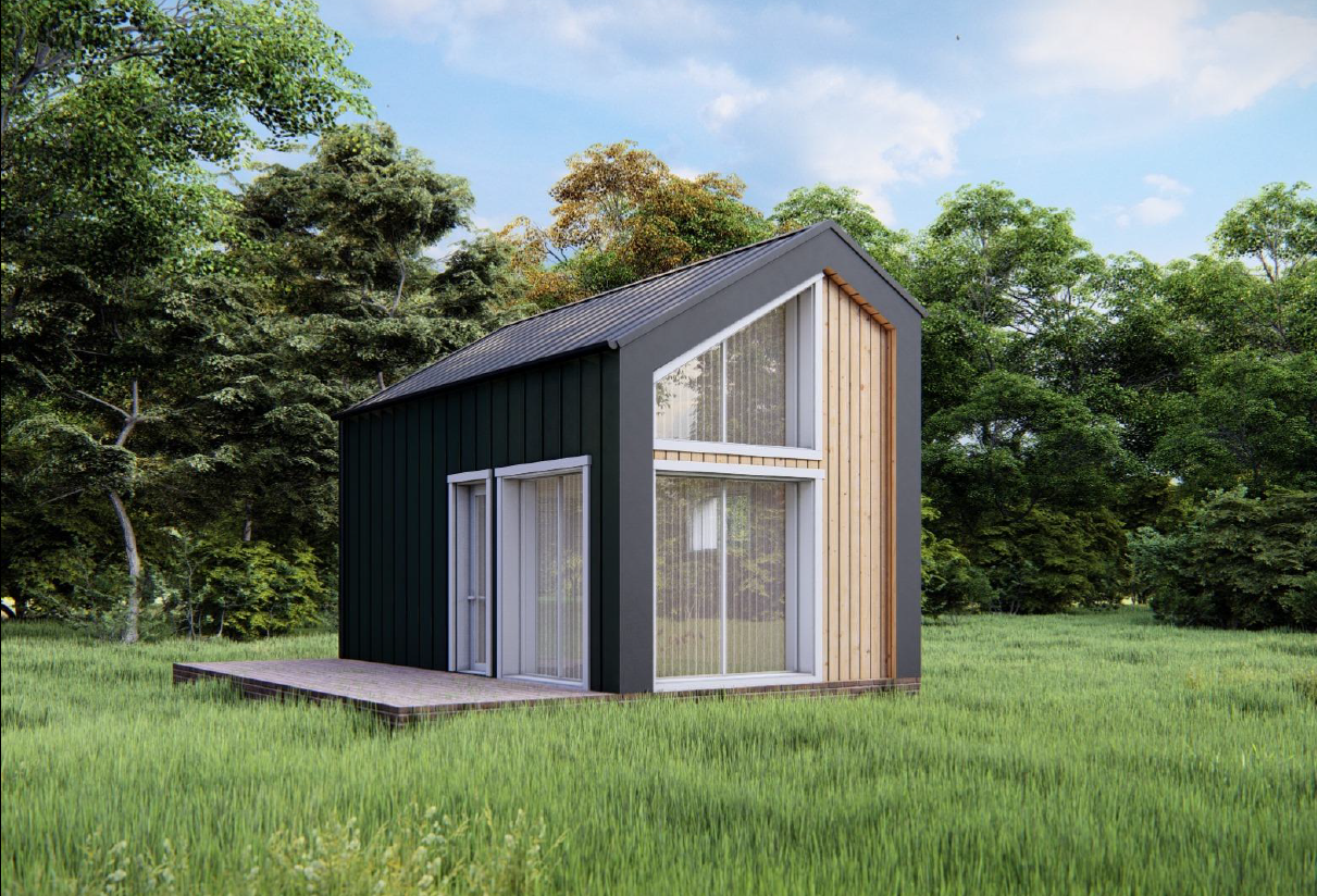 Проект Небольшого бюджетного дома 3,9х6,9-61 м²