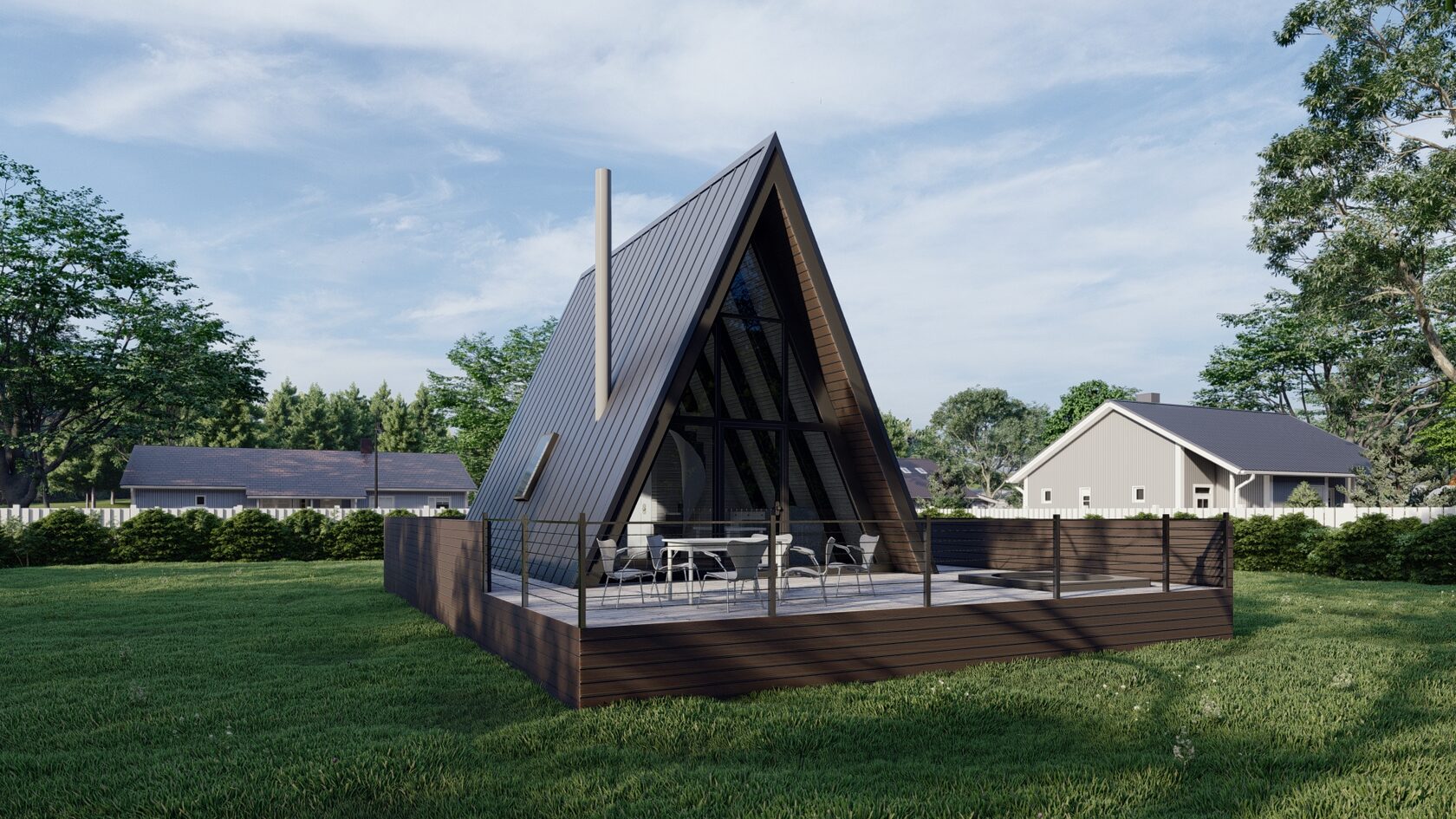 Проект Афрейм 5,0х7,0-110 м²