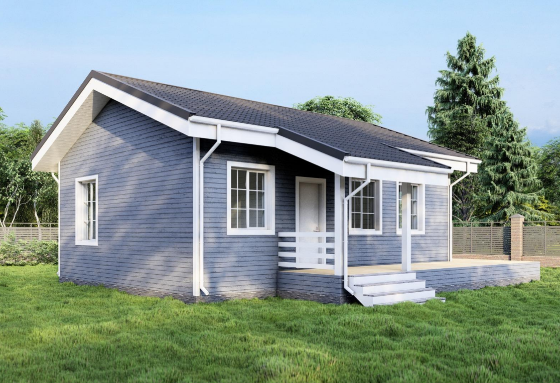 Проект загородного дома 7,0х9,5-99 м²