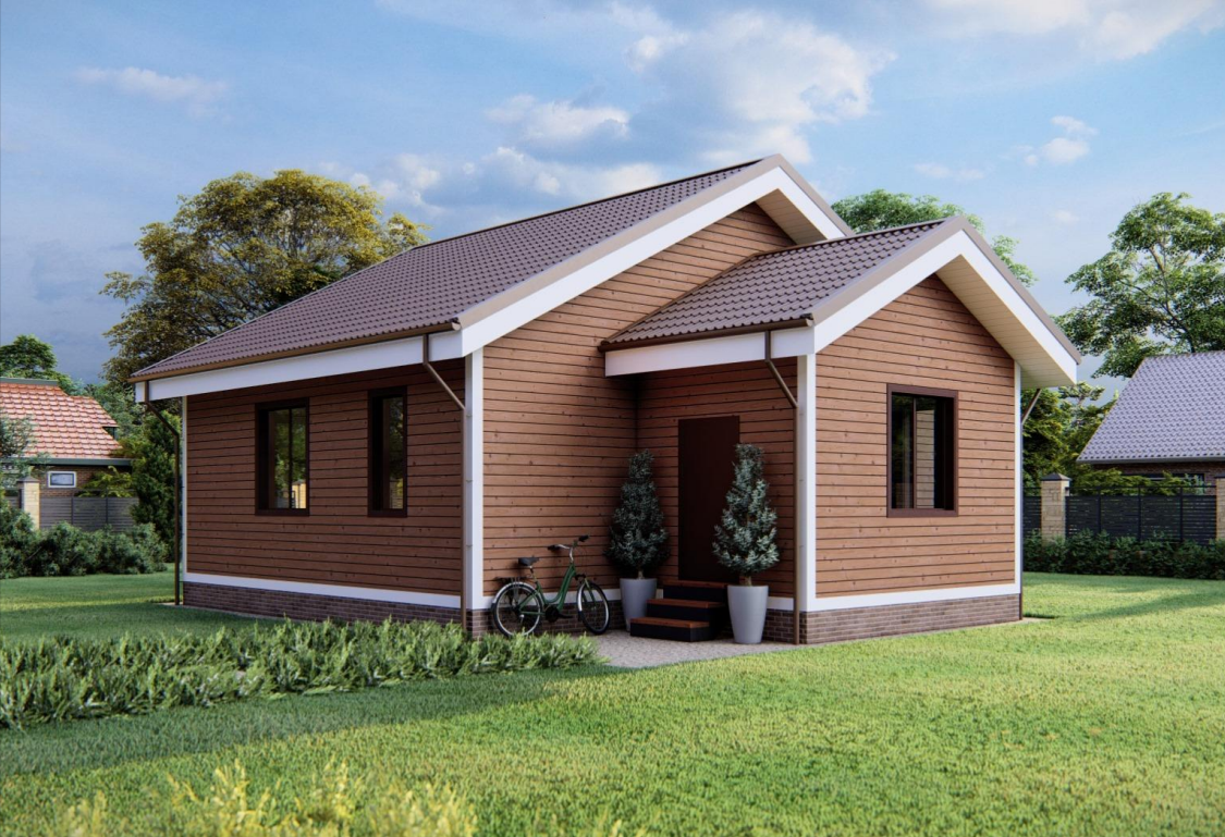 Проект Каркасного дома 10,0х11,0-94 м²