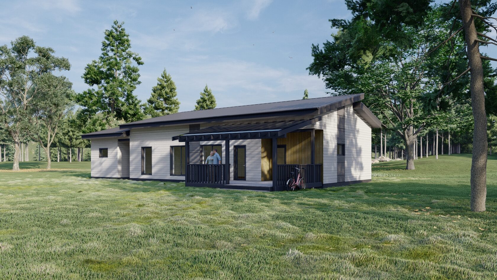 Проект Уютного, загородного дома 12,5х20,0-200 м²