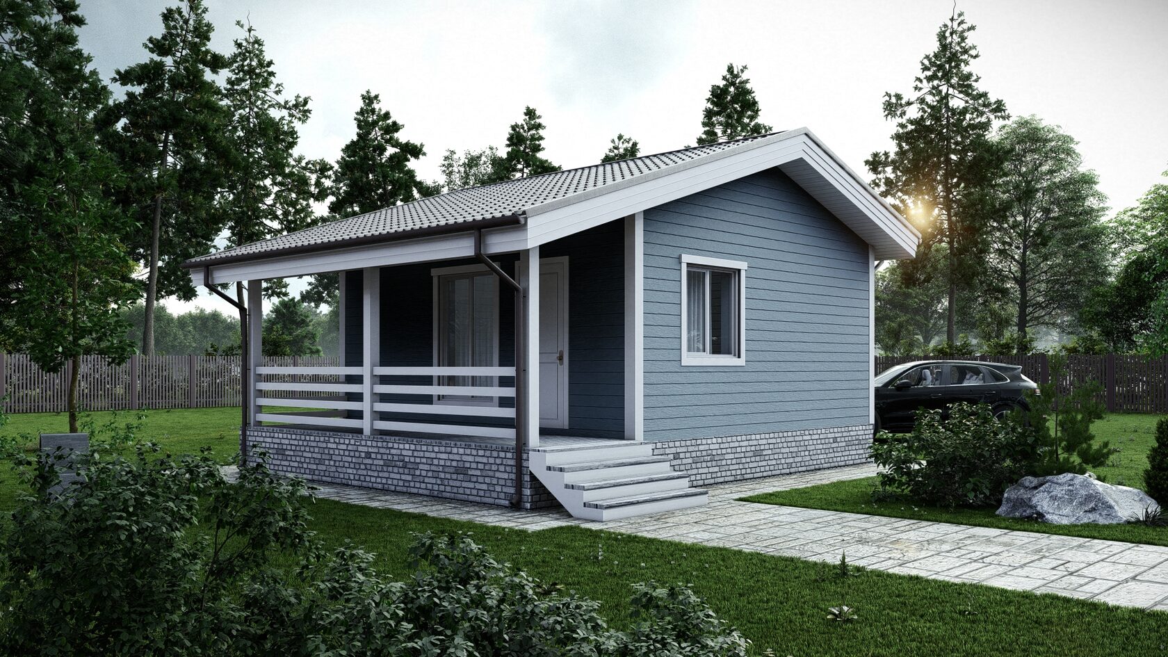 Проект Сауны - Хамам 6,0х7,5-45 м²