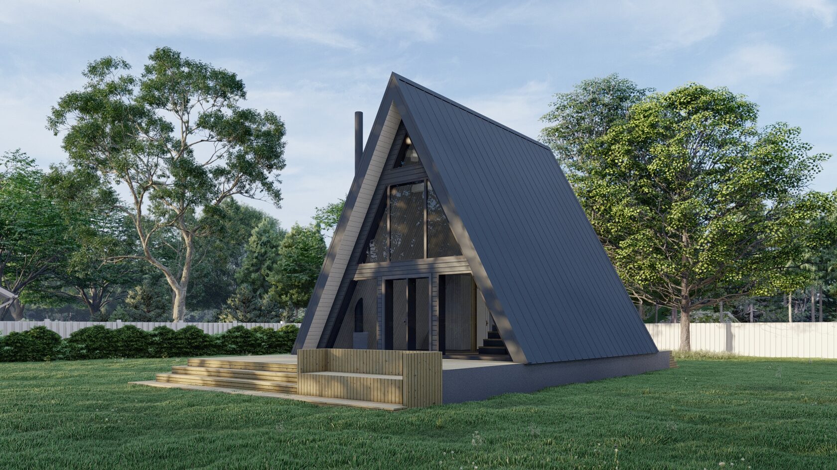 Проект Загородного дома Афрейм 7,5х7,4-114м²