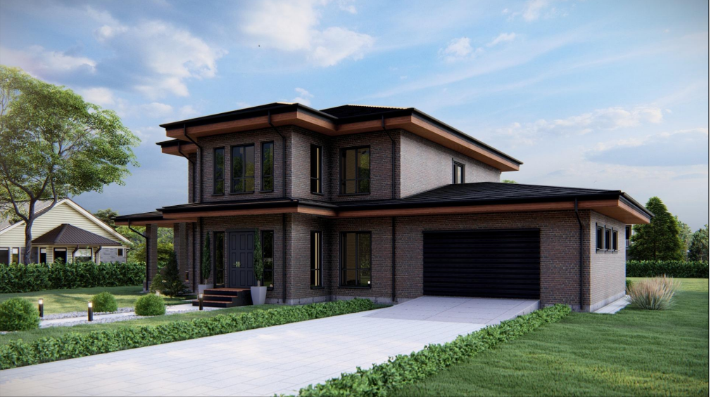 Проект Двухэтажного загородного дома из керамоблока 10,5х14,5-362 м²