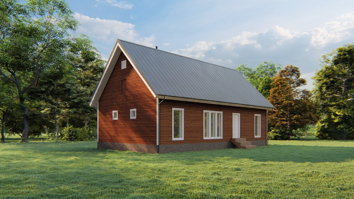 Проект Загородного дома 7,5х14,0-105 м²