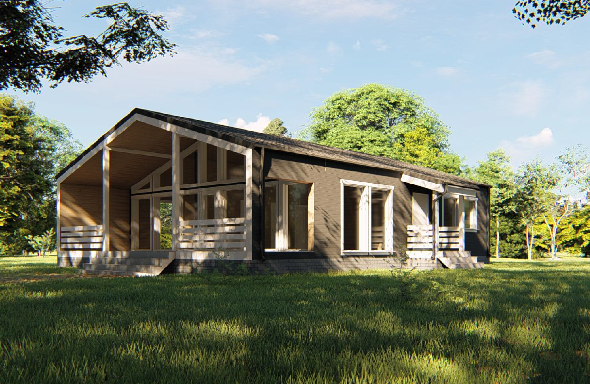 Проект Дома БарнХаус 10,0х14,0-144 м²