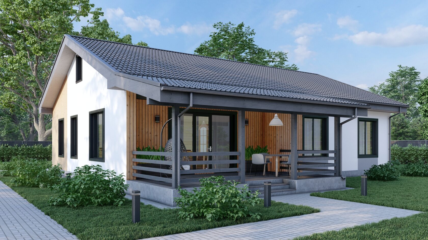 Проект Загородного дома 10,5х14,4-171м²